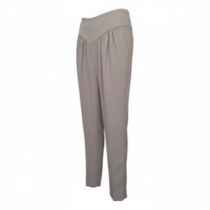 Chloe Made In France Tapered Leg Taupe Soft Pink Pant Sz Fr 36 US 4 Small